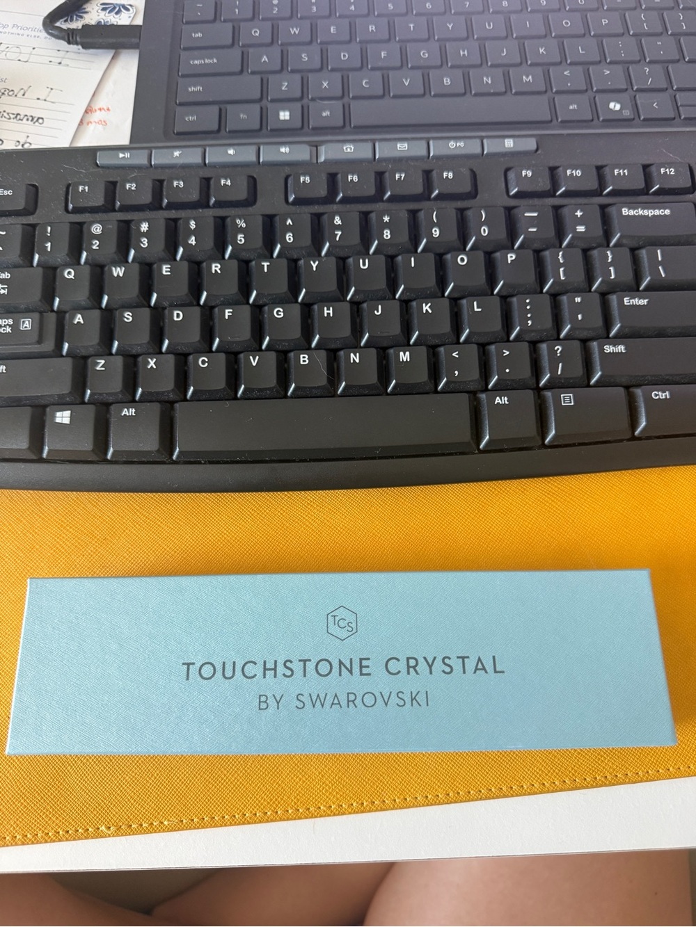 Touchstone Crystal Silver Bracelet with Lavender Stones - Picture 2 of 2